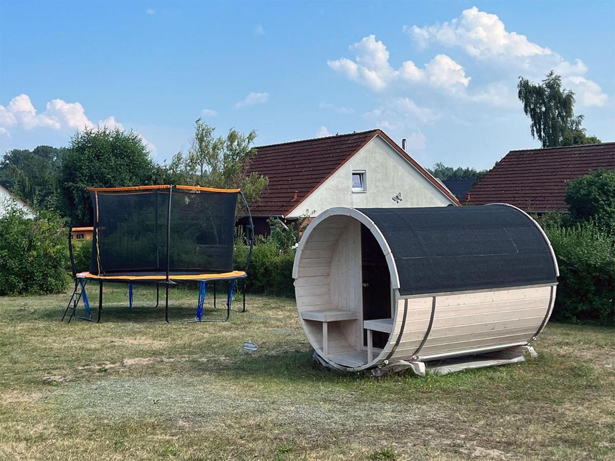 Ferienhaeuser Insel Usedom Haus Samara 8 - Blick Aufs Achterwasser! Whirlpool Und Sauna Lutow Exterior photo