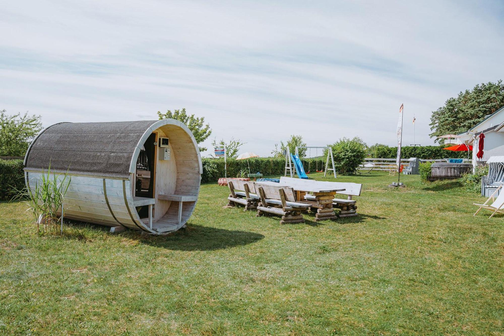 Ferienhaeuser Insel Usedom Haus Samara 8 - Blick Aufs Achterwasser! Whirlpool Und Sauna Lutow Exterior photo