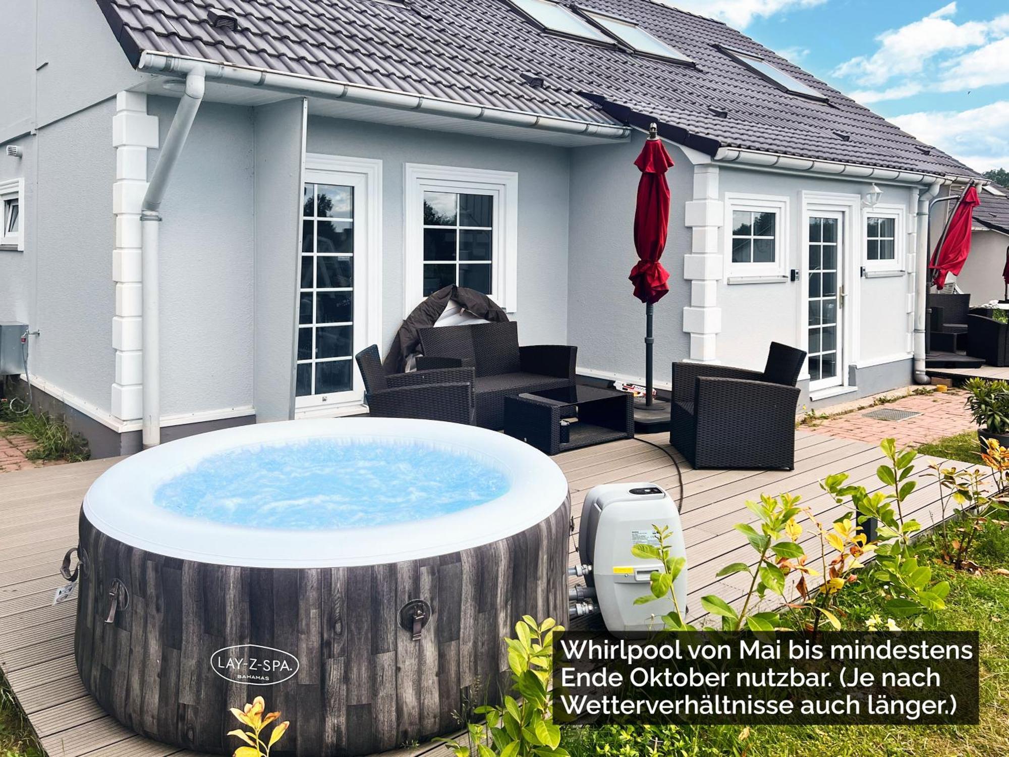 Ferienhaeuser Insel Usedom Haus Samara 8 - Blick Aufs Achterwasser! Whirlpool Und Sauna Lutow Exterior photo